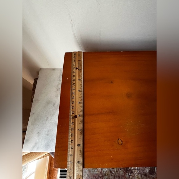 Wooden Storage Box with Black Latch vintage - Picture 7 of 13